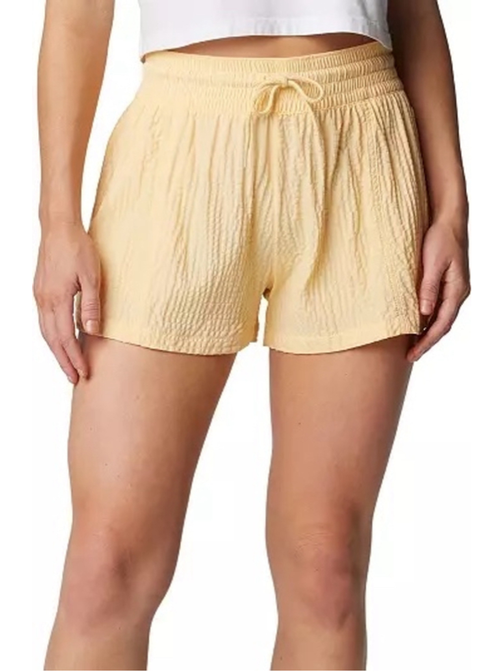 Women's Columbia boundless trek Shorts, Large, orange ws37
